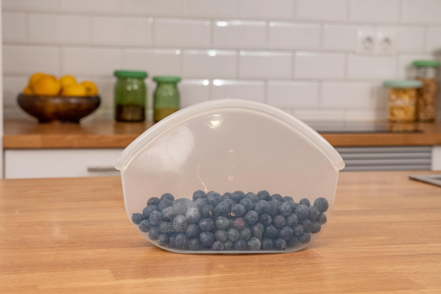 Bolsa para alimentos de silicone - Hugger Bag - Clear