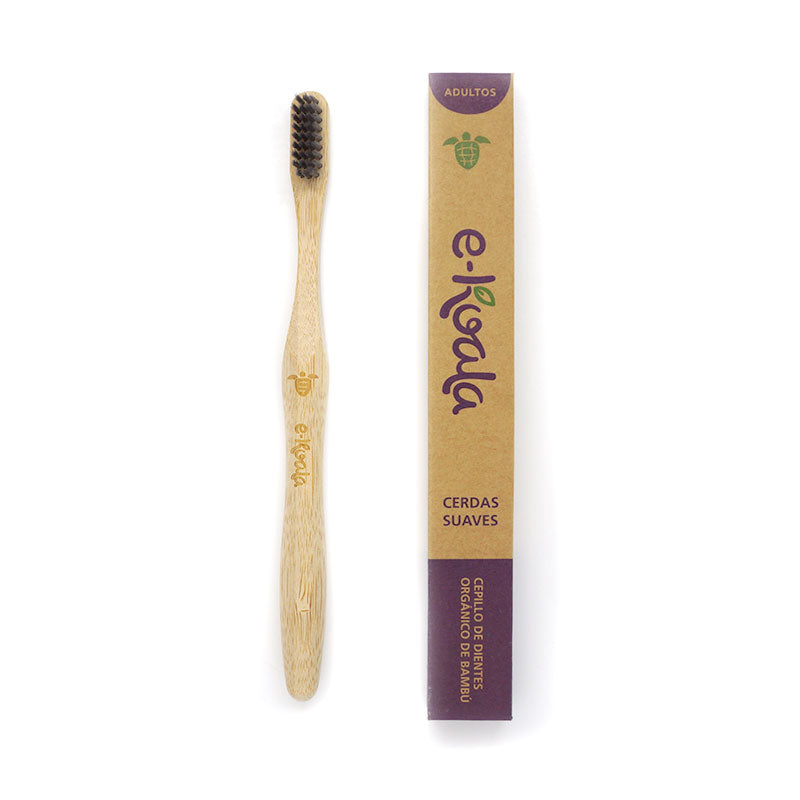 Escova de dentes de bambu - Adulto