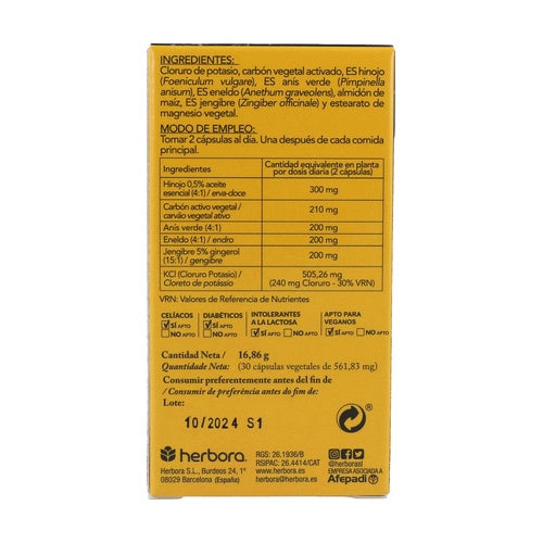 SUPRIGAS – 30 CÁPSULAS – HERBORA