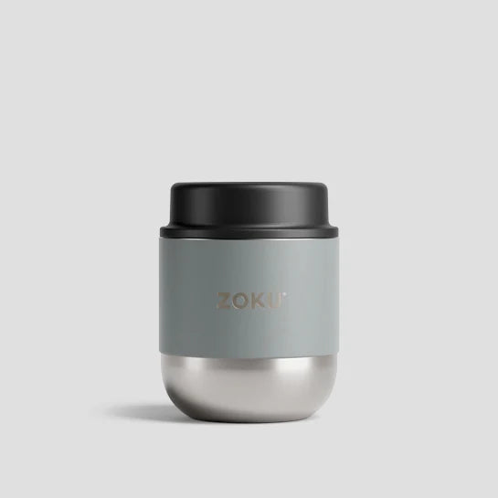 Recipiente para Alimentos Sólidos ZOKU Grey - 465ml ou 295ml