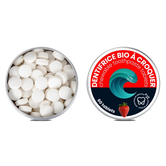 Pasta de Dentes Natural Sólida – Morango | Sem Plástico & Vegan