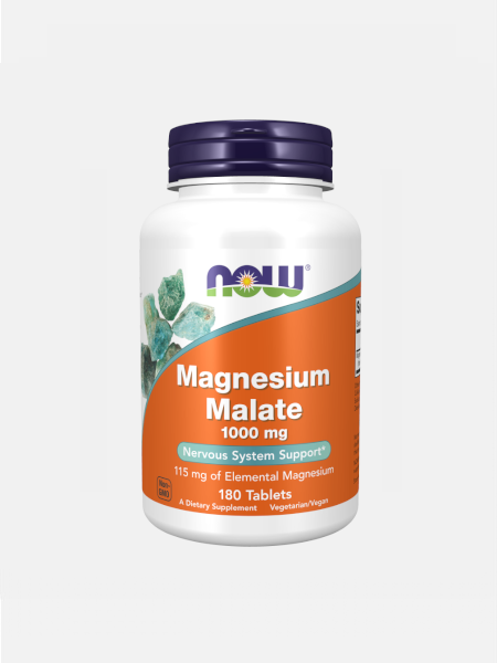 MAGNESIUM MALATE 1000 MG – 180 COMPRIMIDOS – NOW
