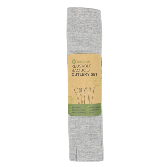 Conjunto de Talheres de Bambu | Feito à mão