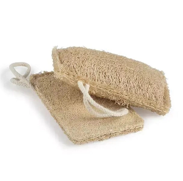 Esponja de loofah natural e biodegradável