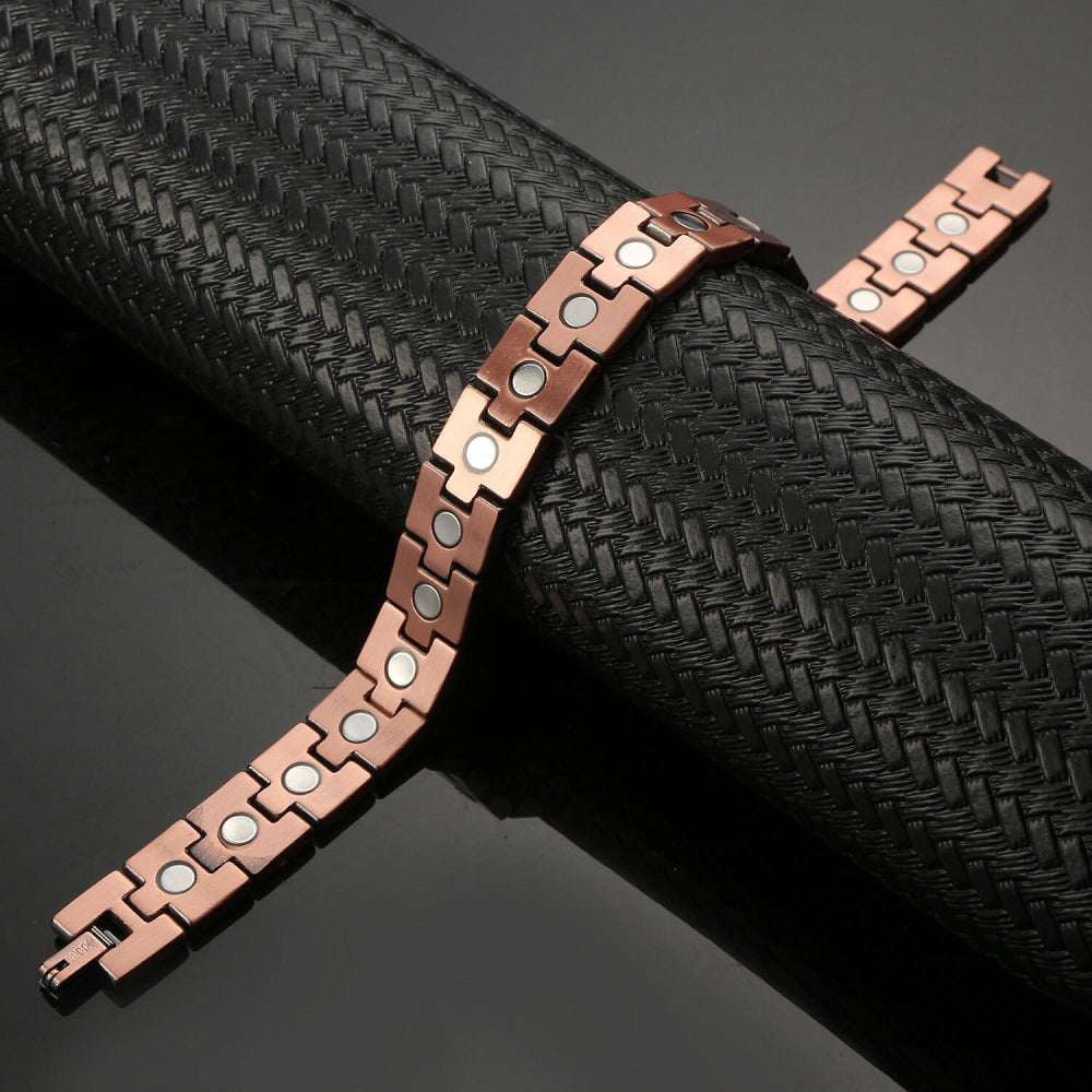 Pulseira de Saúde Magnética de Cobre – Luxo | 1,20 cm