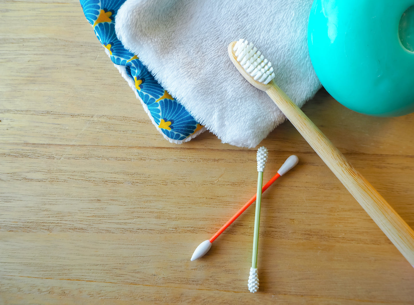 Cotonetes de silicone reutilizáveis