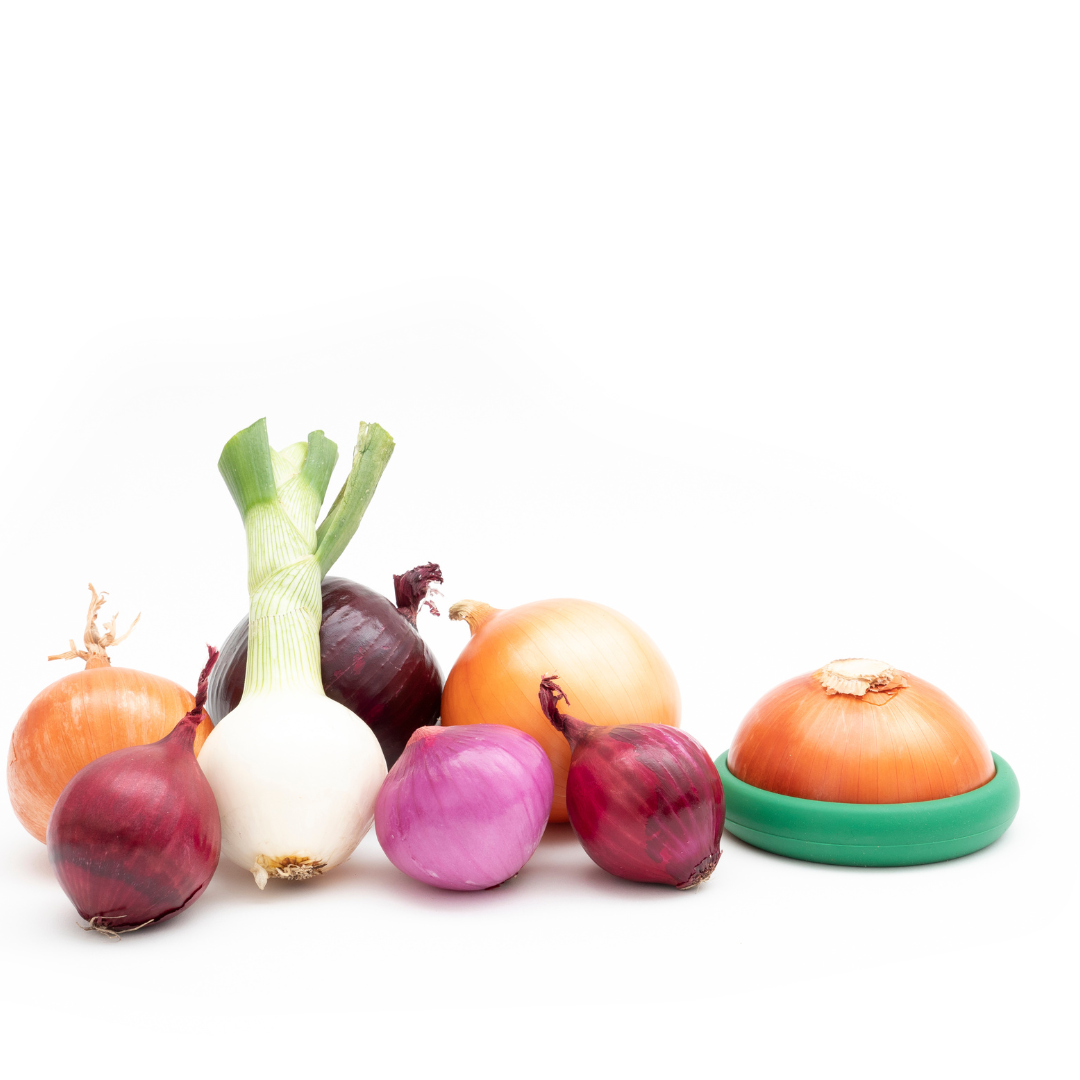 Tampas ajustáveis de silicone - Conjunto de 5 Fresh Greens