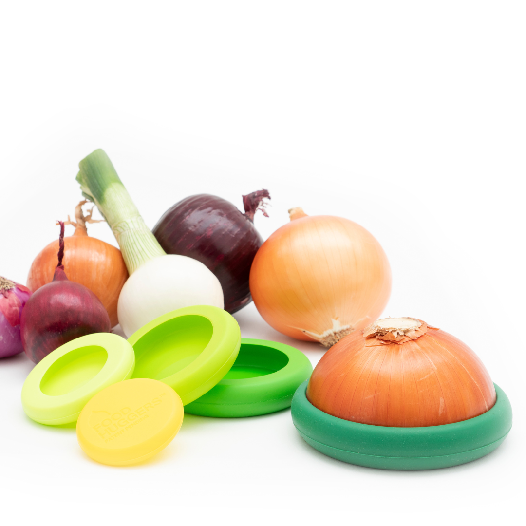 Tampas ajustáveis de silicone - Conjunto de 5 Fresh Greens
