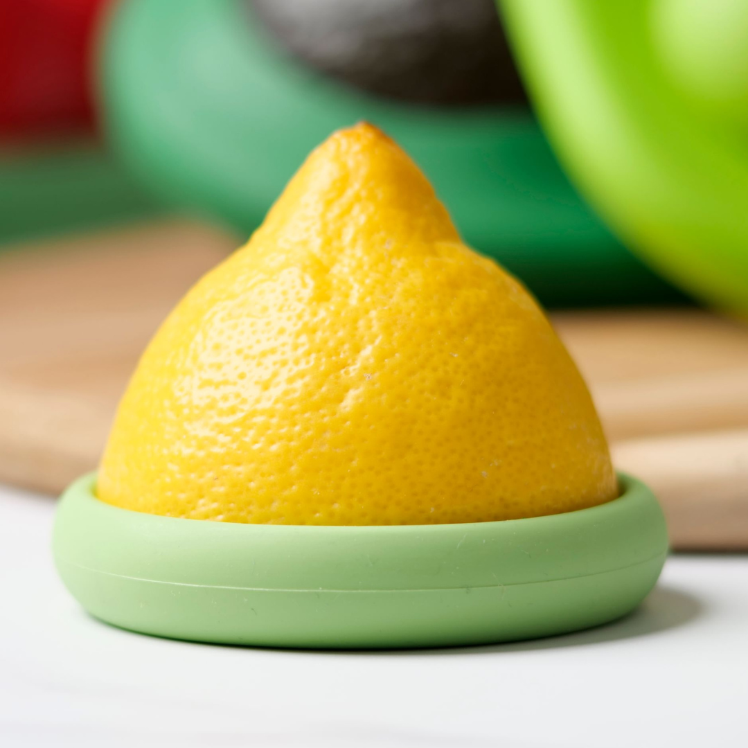 Tampas ajustáveis de silicone para citrinos - Conjunto de 2