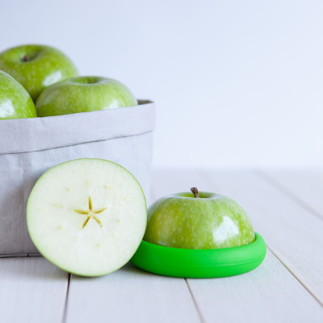 Tampas ajustáveis de silicone - Conjunto de 5 Fresh Greens