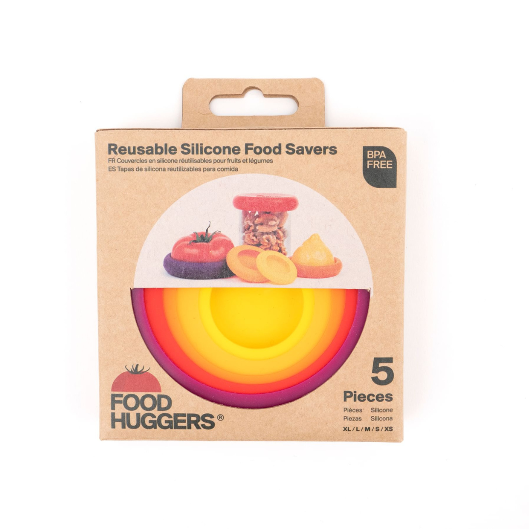 Tampas ajustáveis de silicone - Conjunto de 5 Autumn Harvest