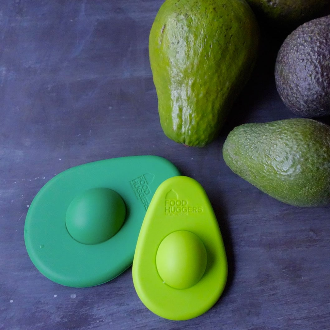 Tampas ajustáveis de silicone para abacate - Conjunto de 2