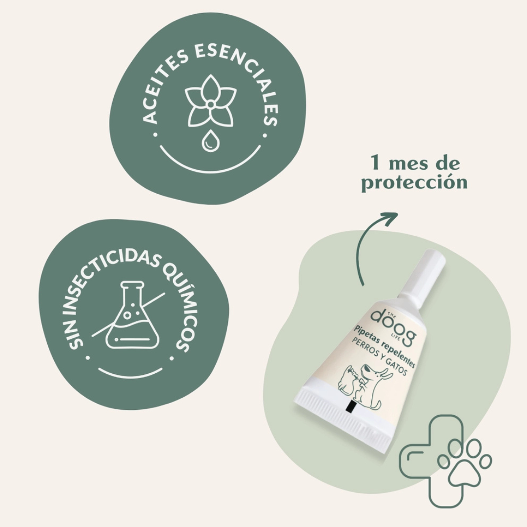Pipetas Repelentes Naturais para Cães e Gatos 🦟🐾