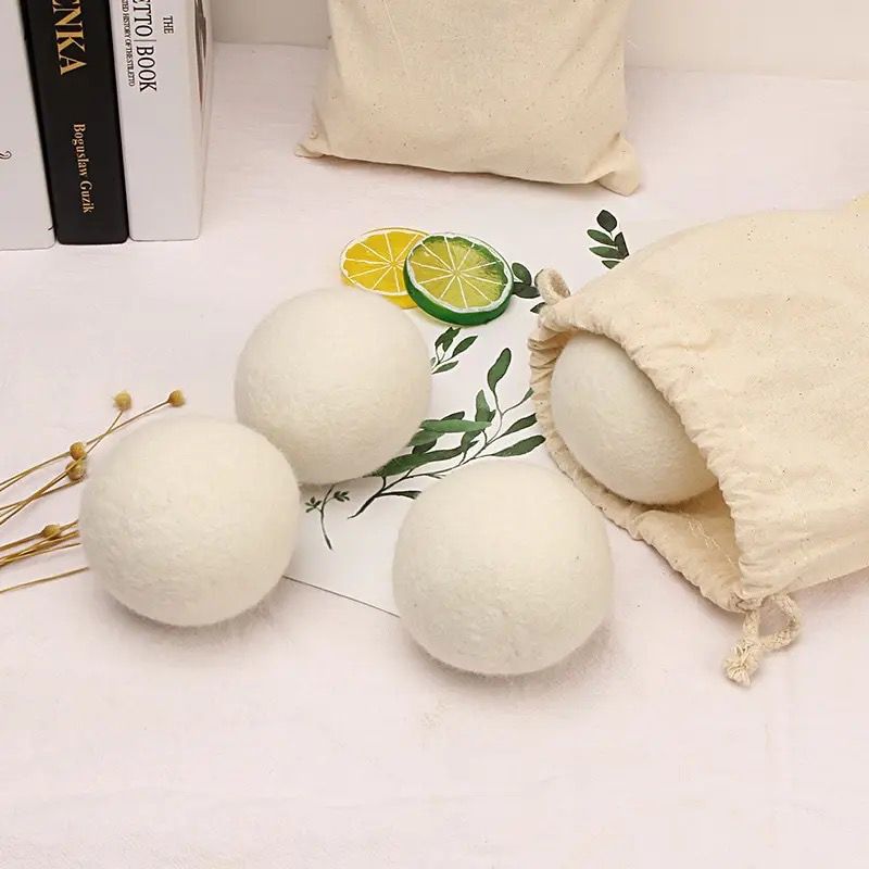 Dryer Balls – Pack 6 Unidades com Bandeja de Armazenamento