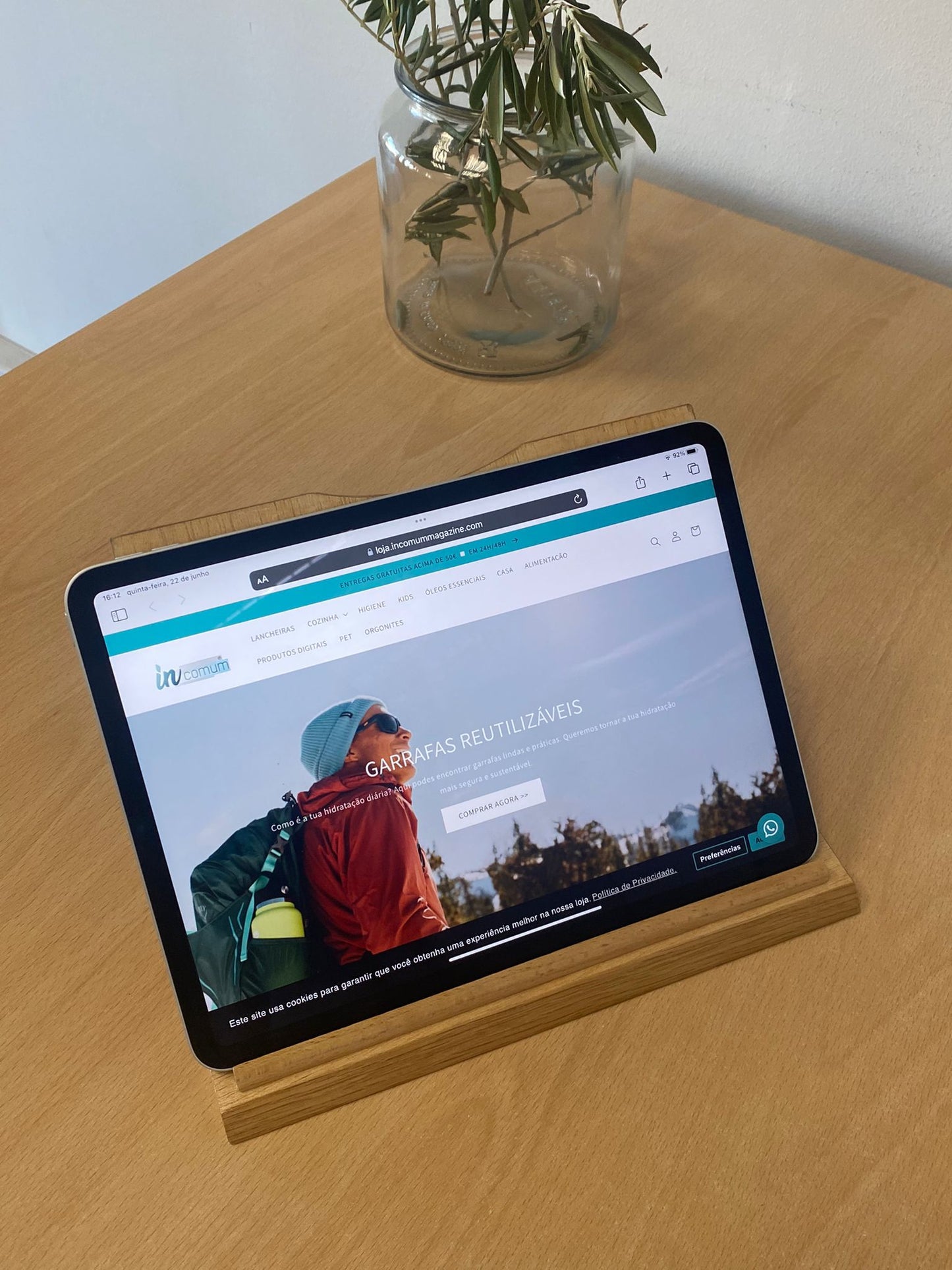 Base de Secretária para Tablet