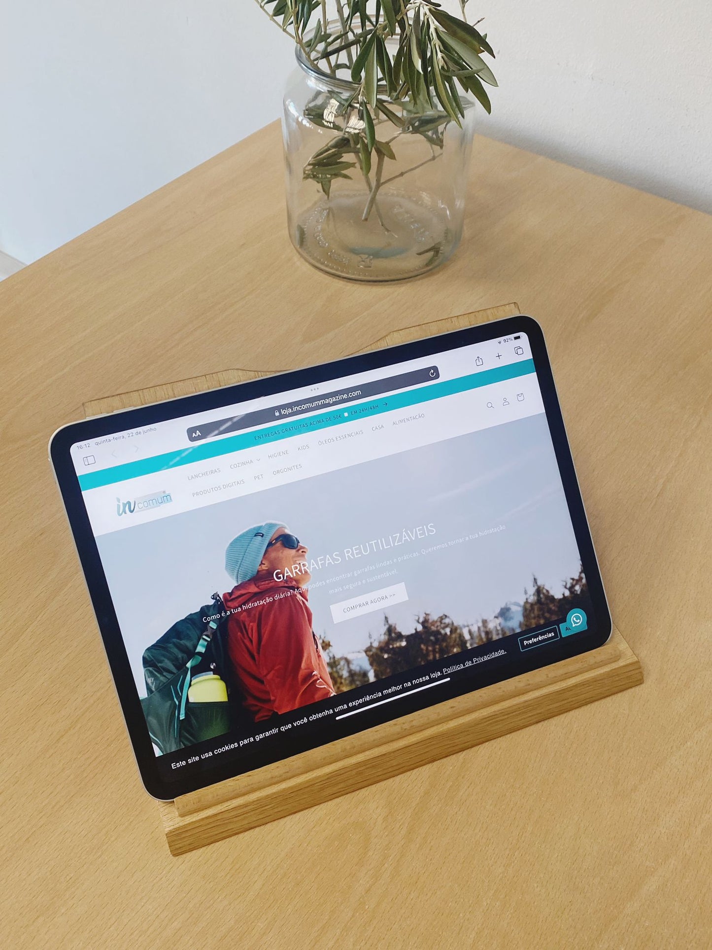 Base de Secretária para Tablet
