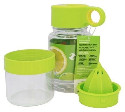 Garrafa “Mini Citrus” com espremedor para infusões de limão