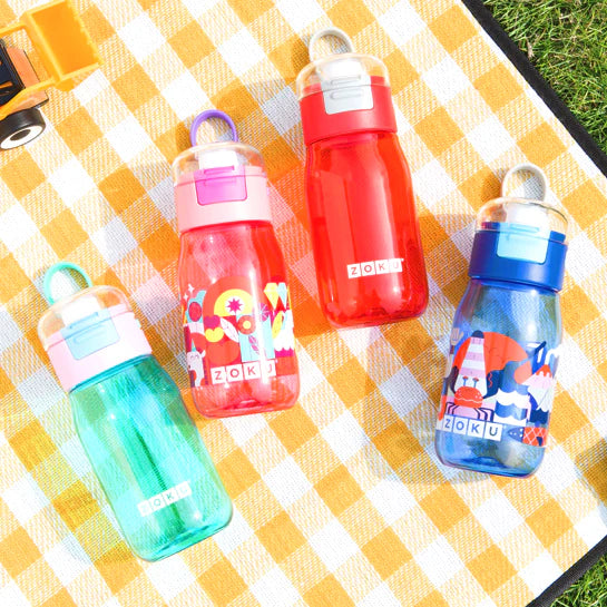 Garrafa Infantil ZOKU flip 465ml