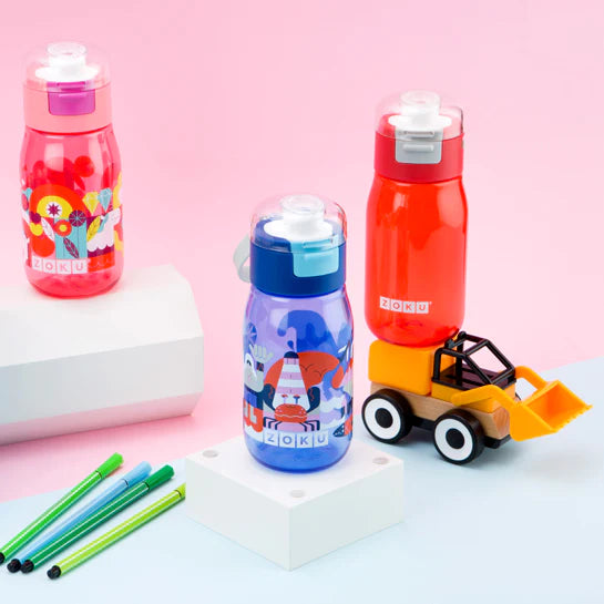 Garrafa Infantil ZOKU flip 465ml