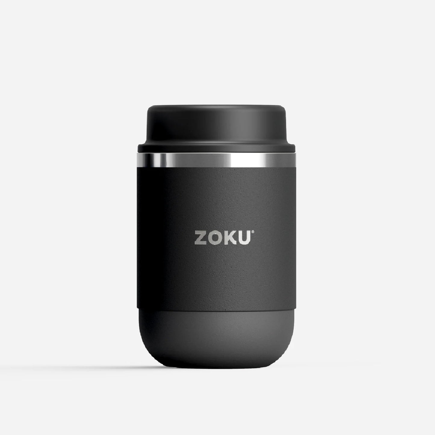 Marmita para alimentos sólidos ZOKU Black - 465ml