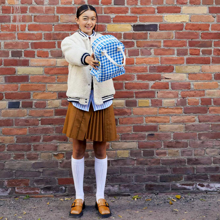 Lancheira FLUF - Gingham Blue