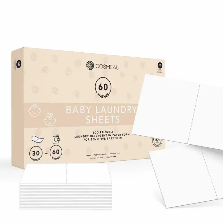 Folhas de detergente para roupa Bebés e Crianças - Pack de 60