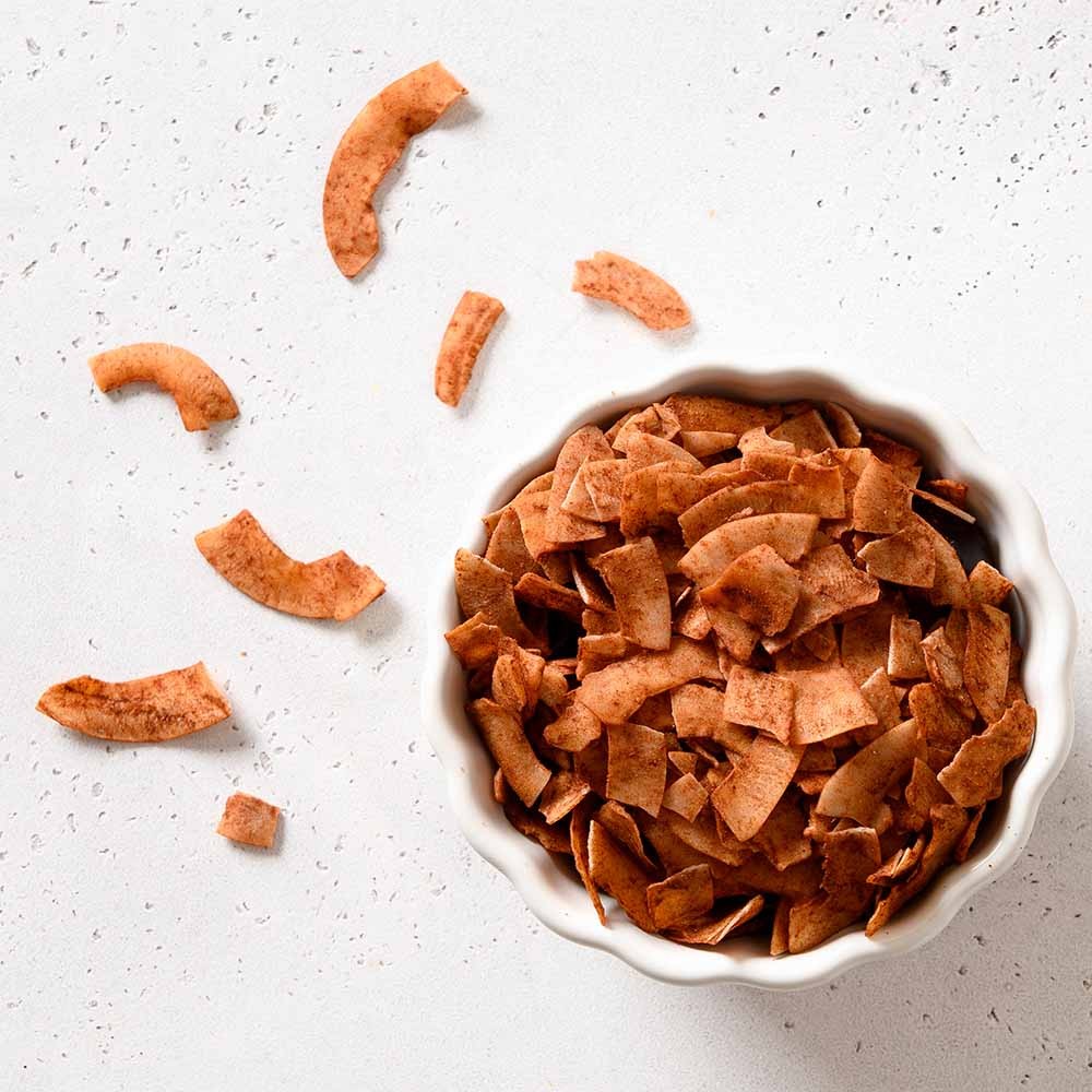 Lascas de coco orgânico com cacau 100g