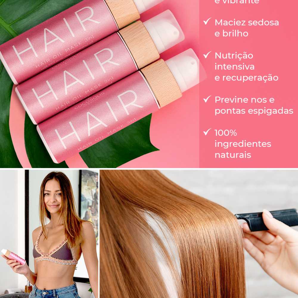 COCOSOLIS HAIR OIL MASK 3 IN 1. 110 ML
