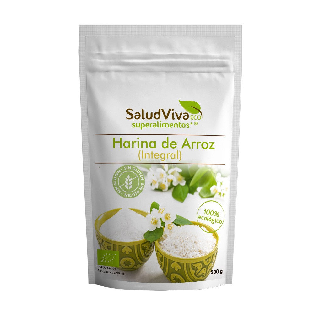 Farinha de Arroz Integral Sem Glúten 500 g Bio