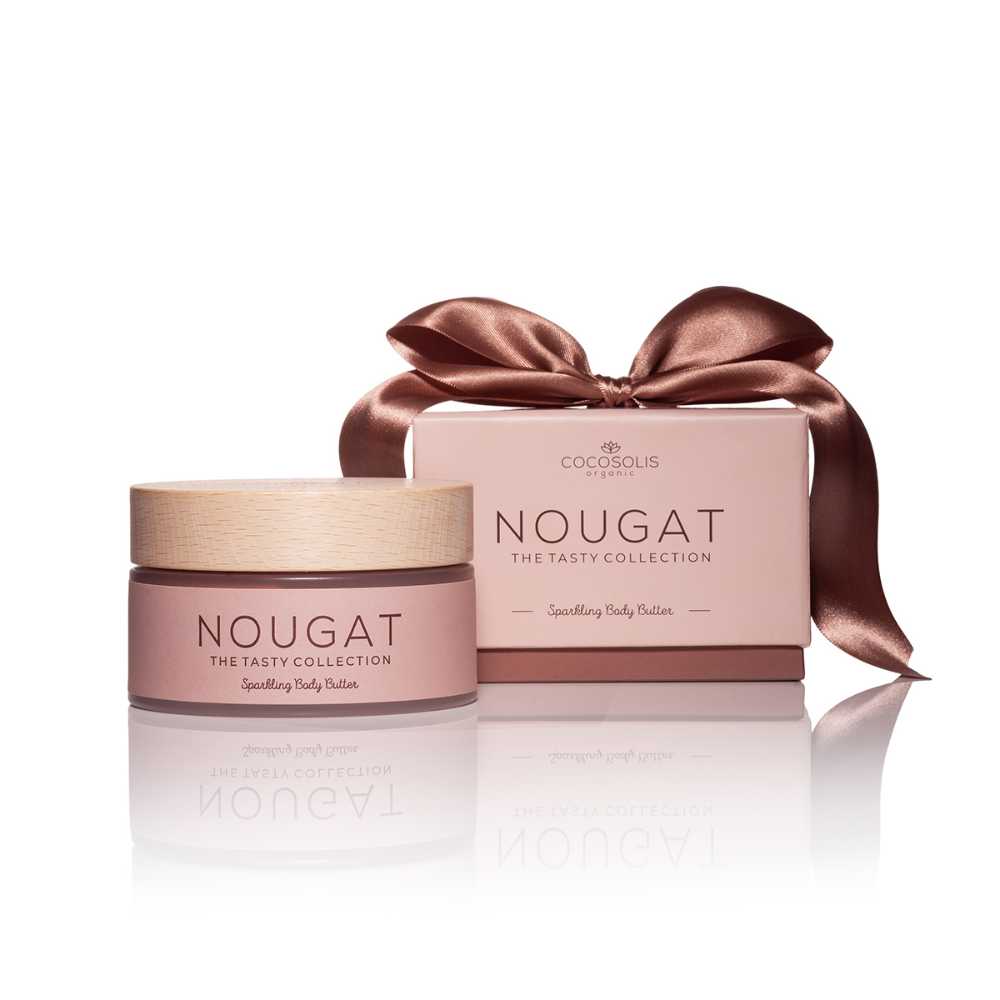 COCOSOLIS NOUGAT SPARKLING BODY BUTTER. 250 ML