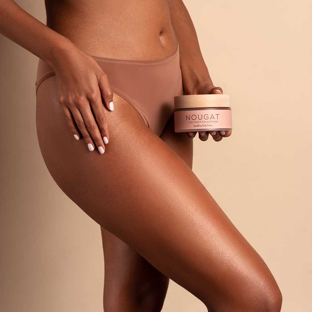COCOSOLIS NOUGAT SPARKLING BODY BUTTER. 250 ML