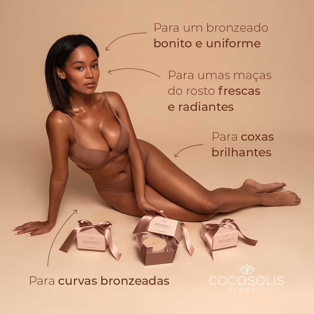 COCOSOLIS NOUGAT SPARKLING BODY BUTTER. 250 ML