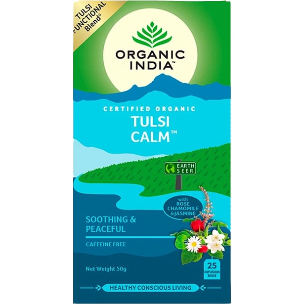 Infusão Biológica Tulsi Calm - 25 saquetas – Organic India