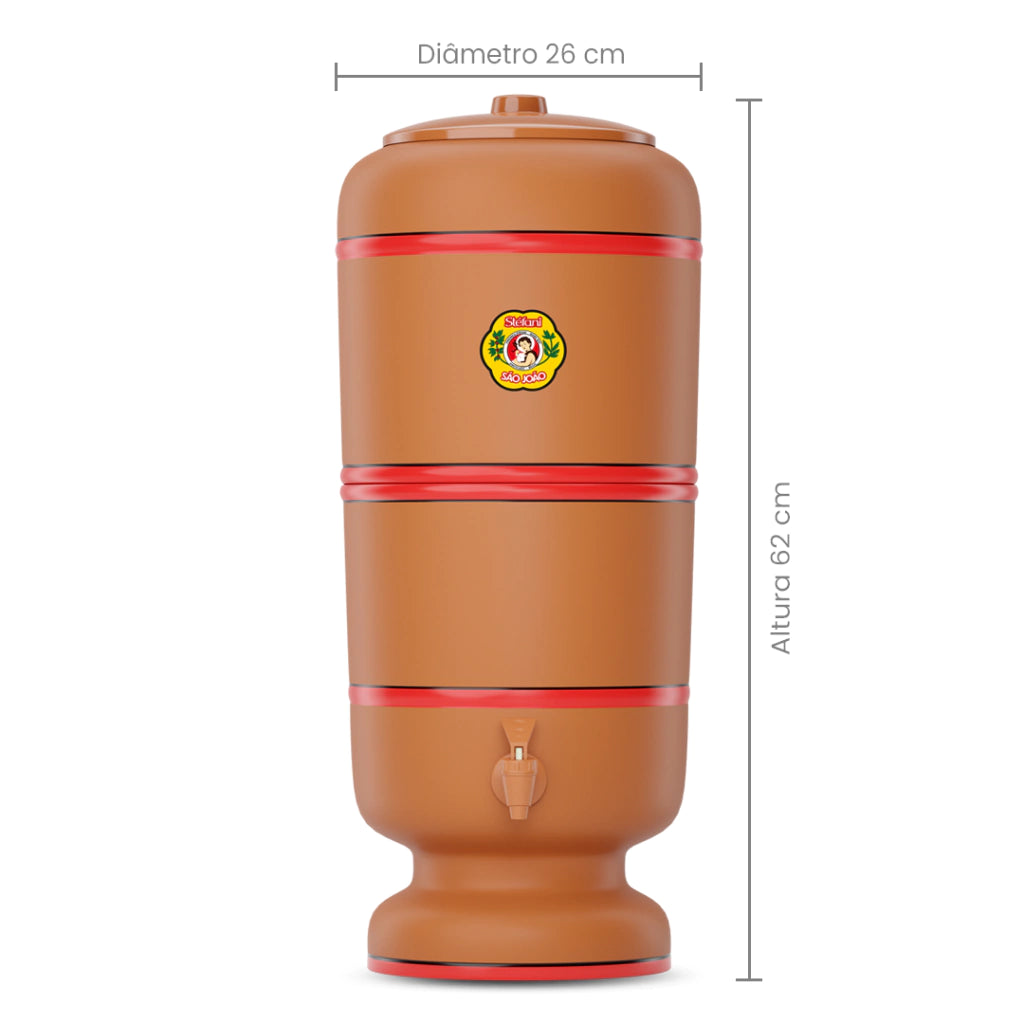 Filtro de Barro São João 8L – Cerâmica Stéfani