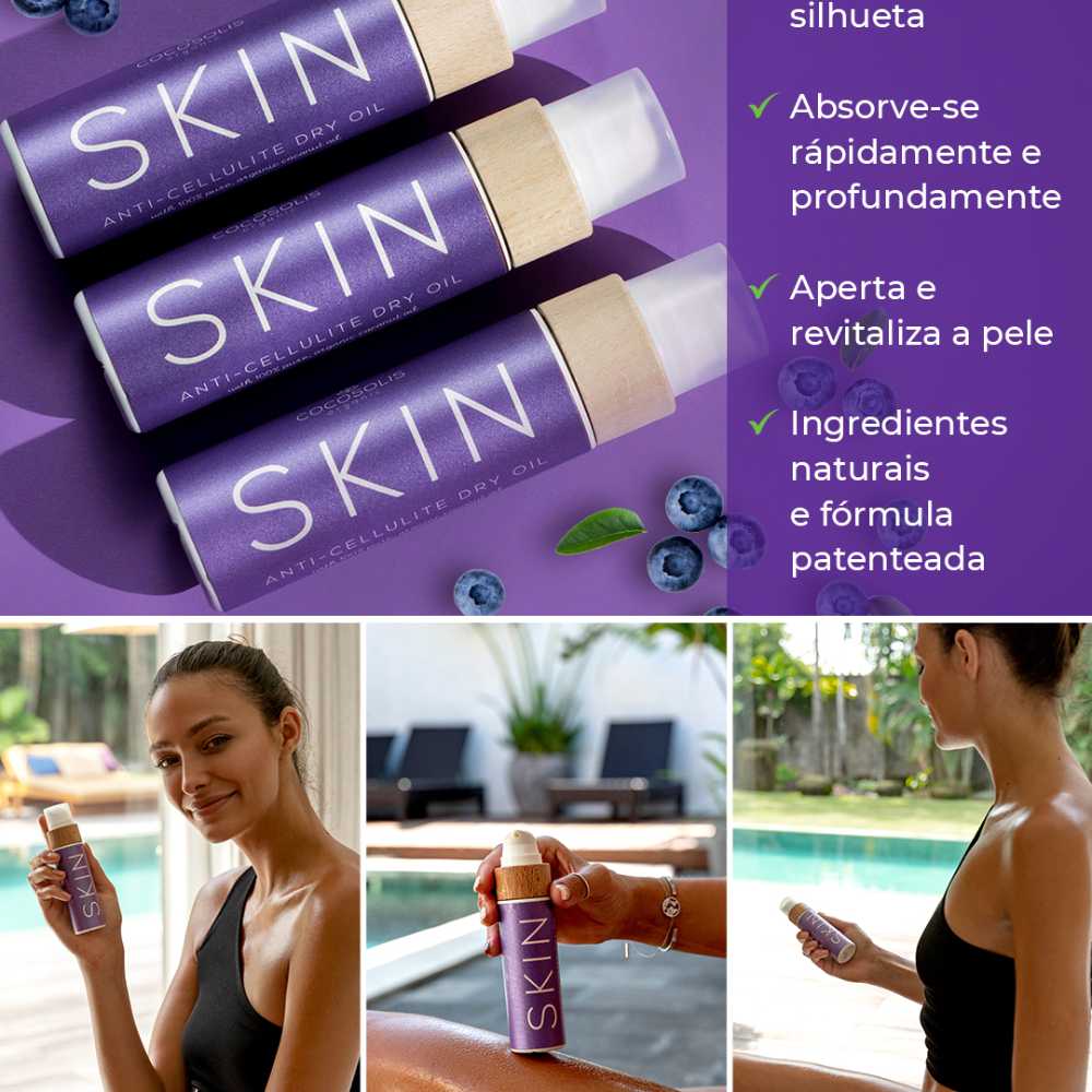 COCOSOLIS SKIN ANTI-CELLULITE DRY OIL. 110 ML