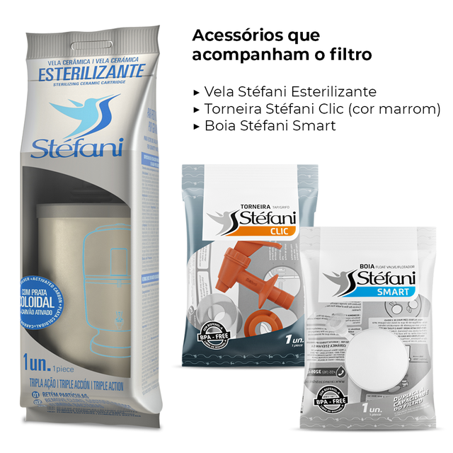 Filtro de Barro São João Classic 8L – Cerâmica Stéfani