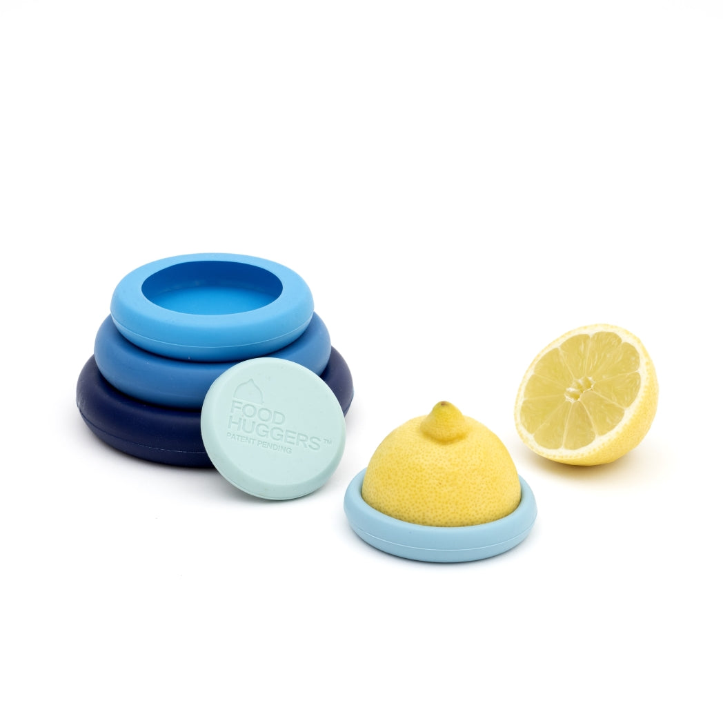 Tampas ajustáveis de silicone - Conjunto de 5 Ice Blue