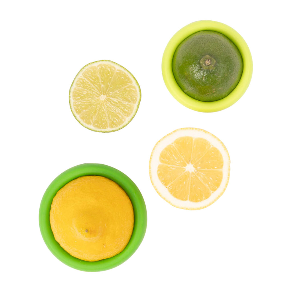 Tampas ajustáveis de silicone para citrinos - Conjunto de 2