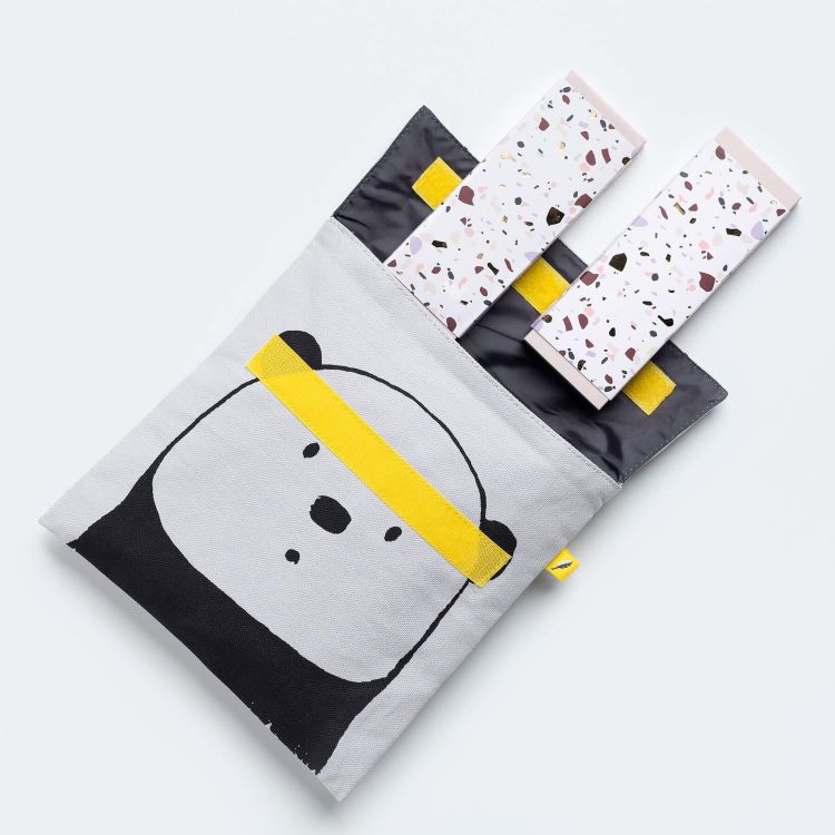 Flip snack sack - Panda|Black
