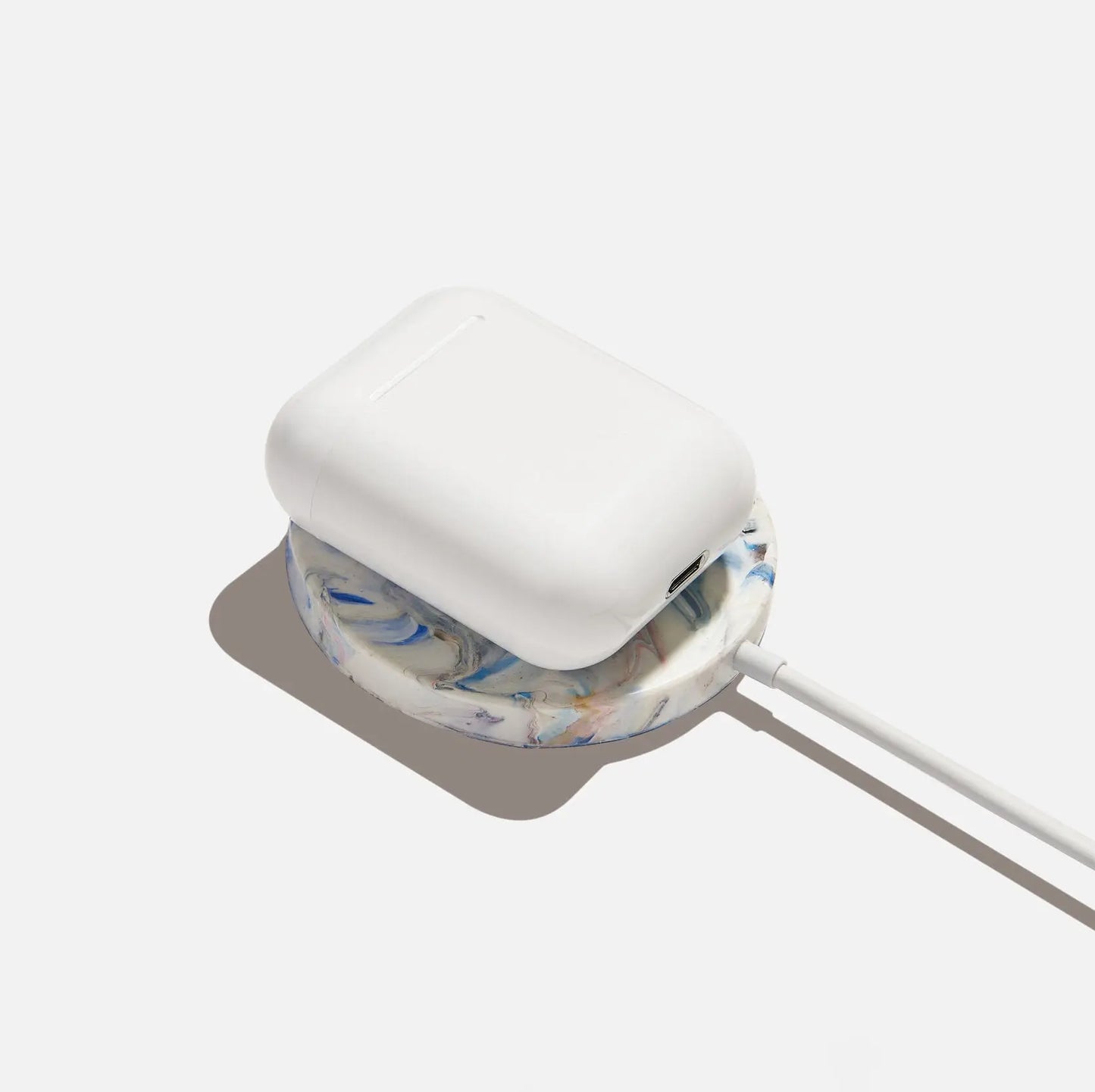 Carregador rápido magnético sem fio de 15W feito de resíduos de plástico