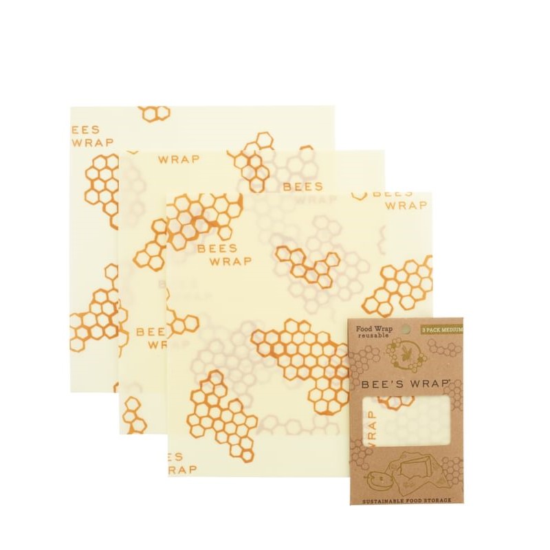 Bee's Wrap - Invólucro de Cera de Abelha - 3 x M