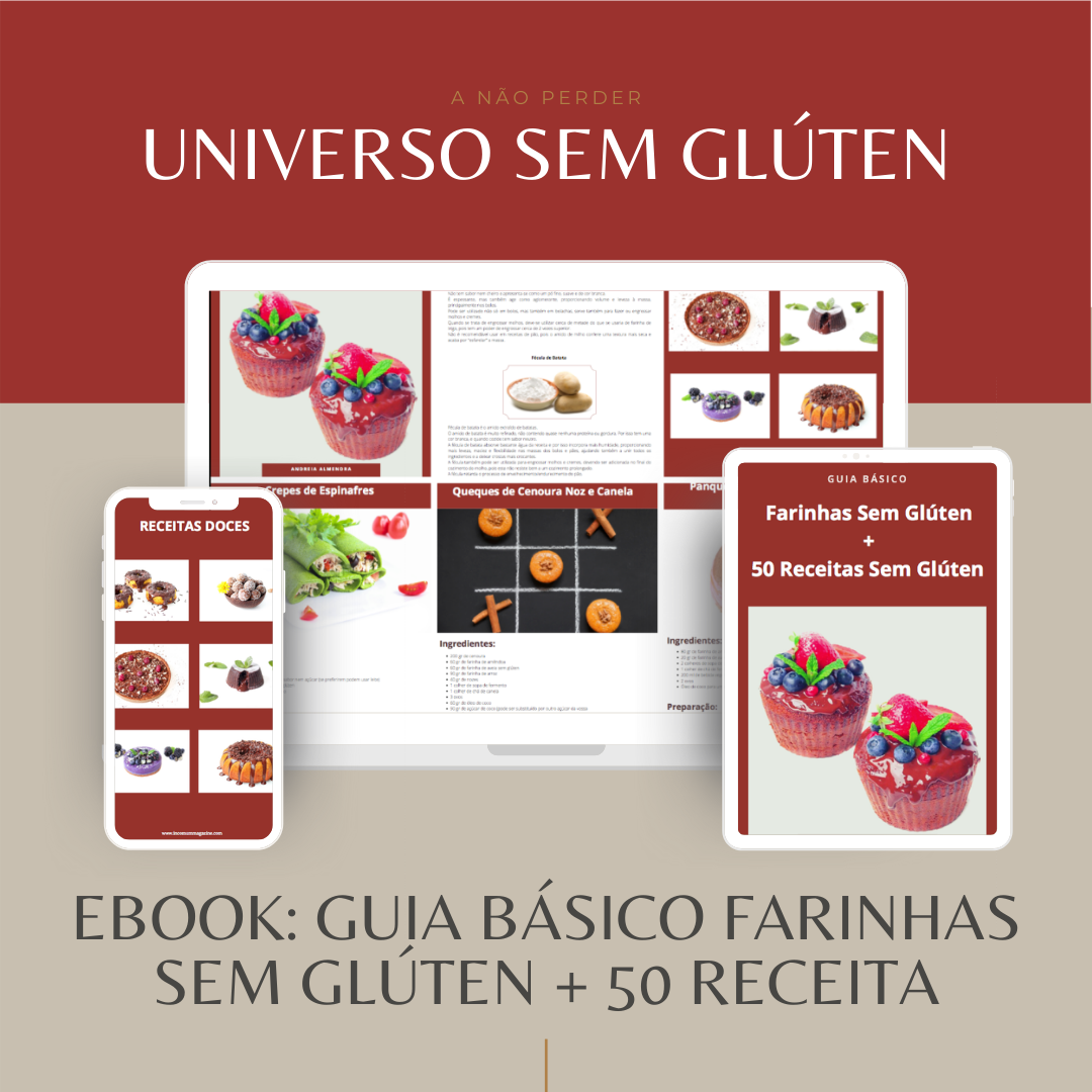 Vegan Milker + Guia Básico Farinhas Sem Glúten + 50 Receitas