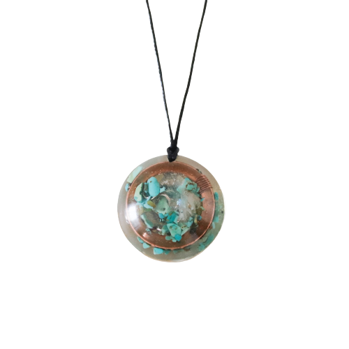 Orgonite - Pendentes / medalhas “Força”