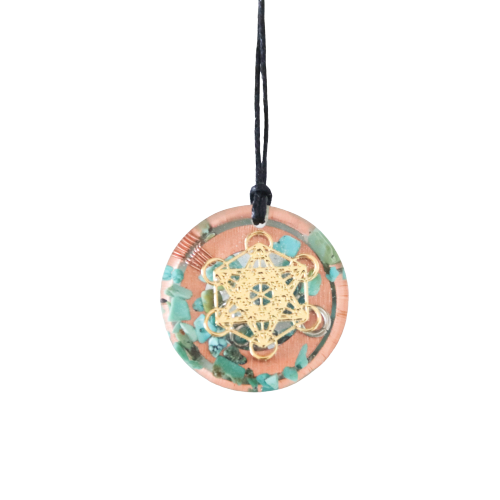 Orgonite - Pendentes / medalhas “Força”