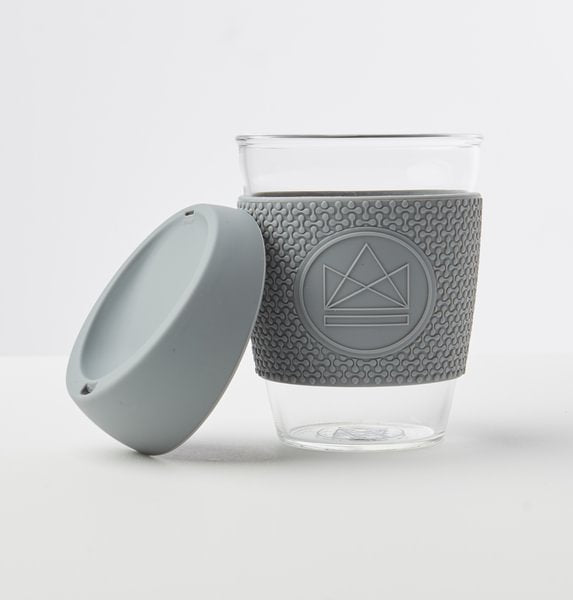 Copo de Café de Vidro 340ml - Neon Kactus
