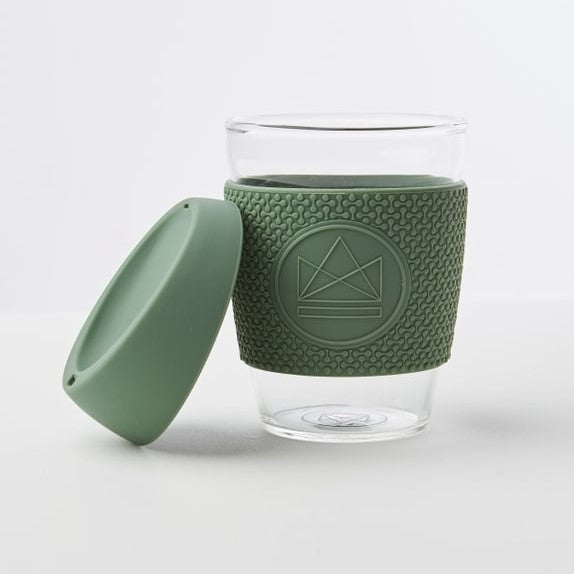 Copo de Café de Vidro 340ml - Neon Kactus