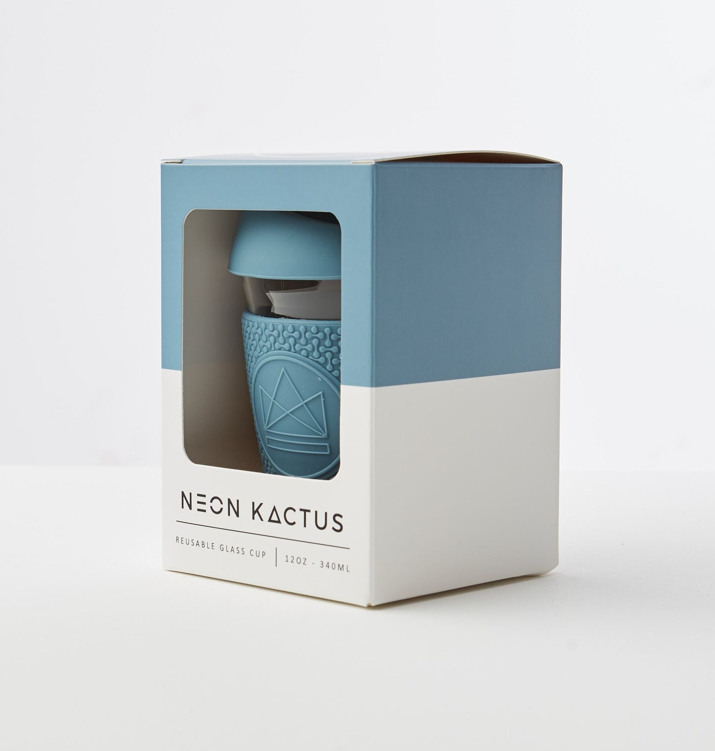 Copo de Café de Vidro 340ml - Neon Kactus