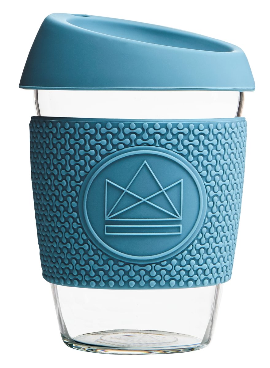 Copo de Café de Vidro 340ml - Neon Kactus
