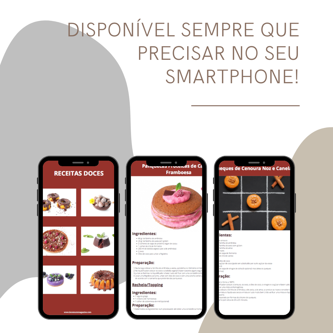 E-book: Farinhas Sem Glúten + 50 Receitas Sem Glúten