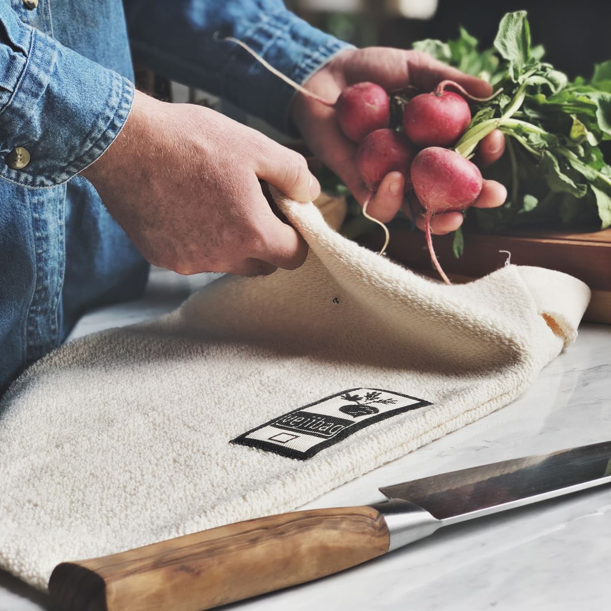Saco para legumes Vejibag® 100% Algodão Orgânico